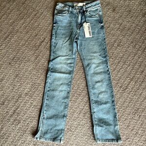 Urban Kids Light Wash Denim Flared Jeans - Size 8